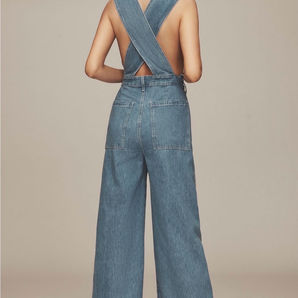Etica Alina Blue Denim Jumpsuit- Anthropologie - Picture 2 of 12